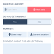 Un screenshot de la página del app donde los trabajadores pueden hacer un “check-out.”